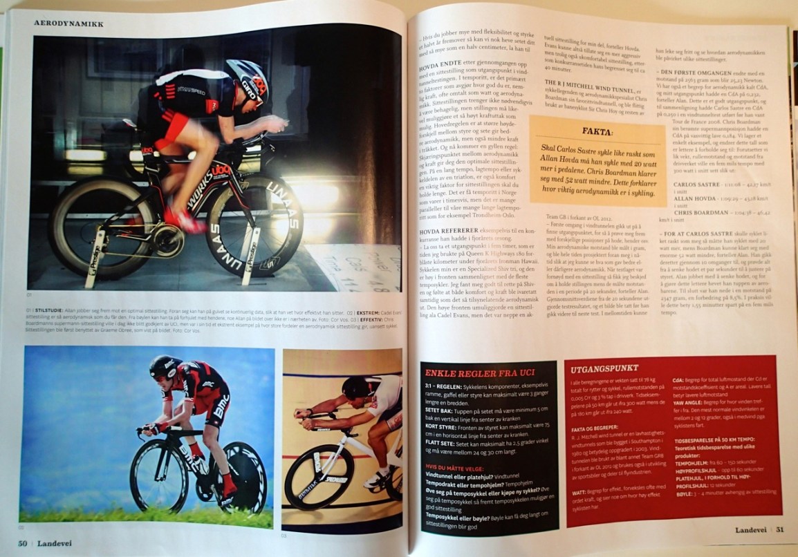 Landevei - Triallan - Aerodynamikk - Vindtunnel