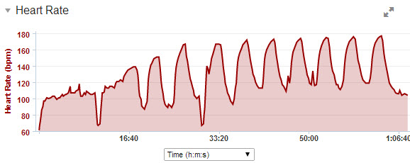 8 x 2 min sykkel - Triallan - Norseman - Formtopping