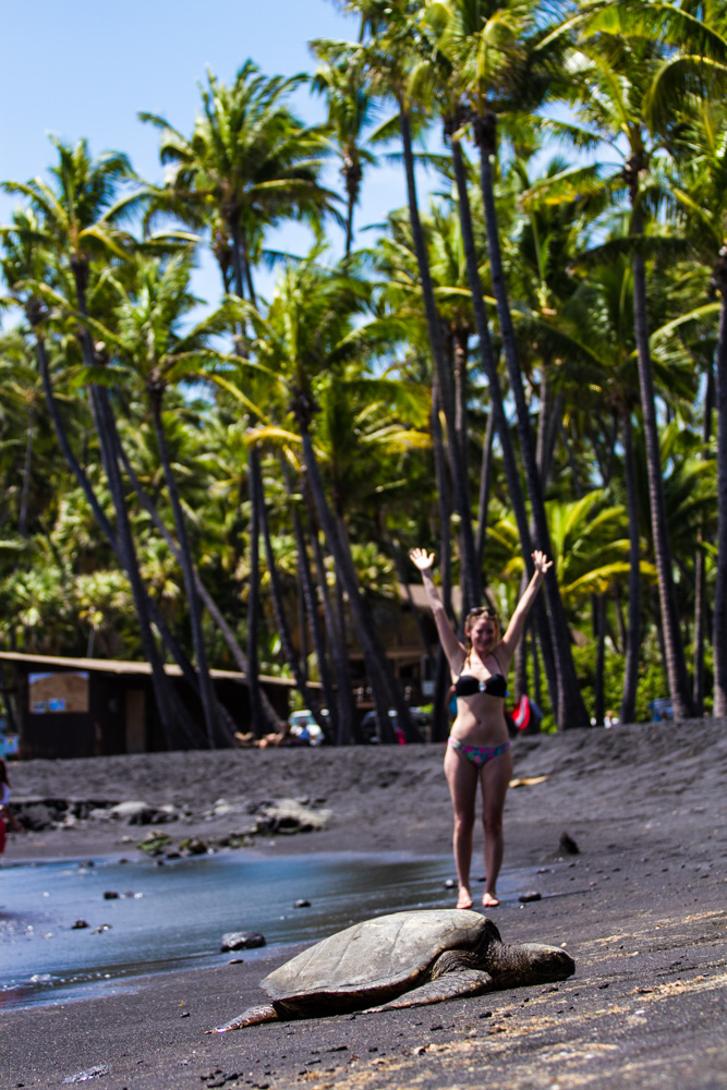 Black sand beach - Triallan - Ironman Hawaii - Allan Hovda-12