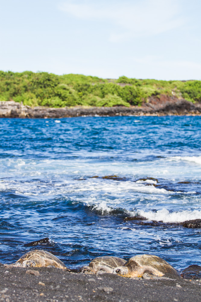 Black sand beach - Triallan - Ironman Hawaii - Allan Hovda