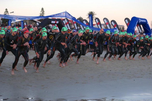 Ironman South Africa - Pro Swim start