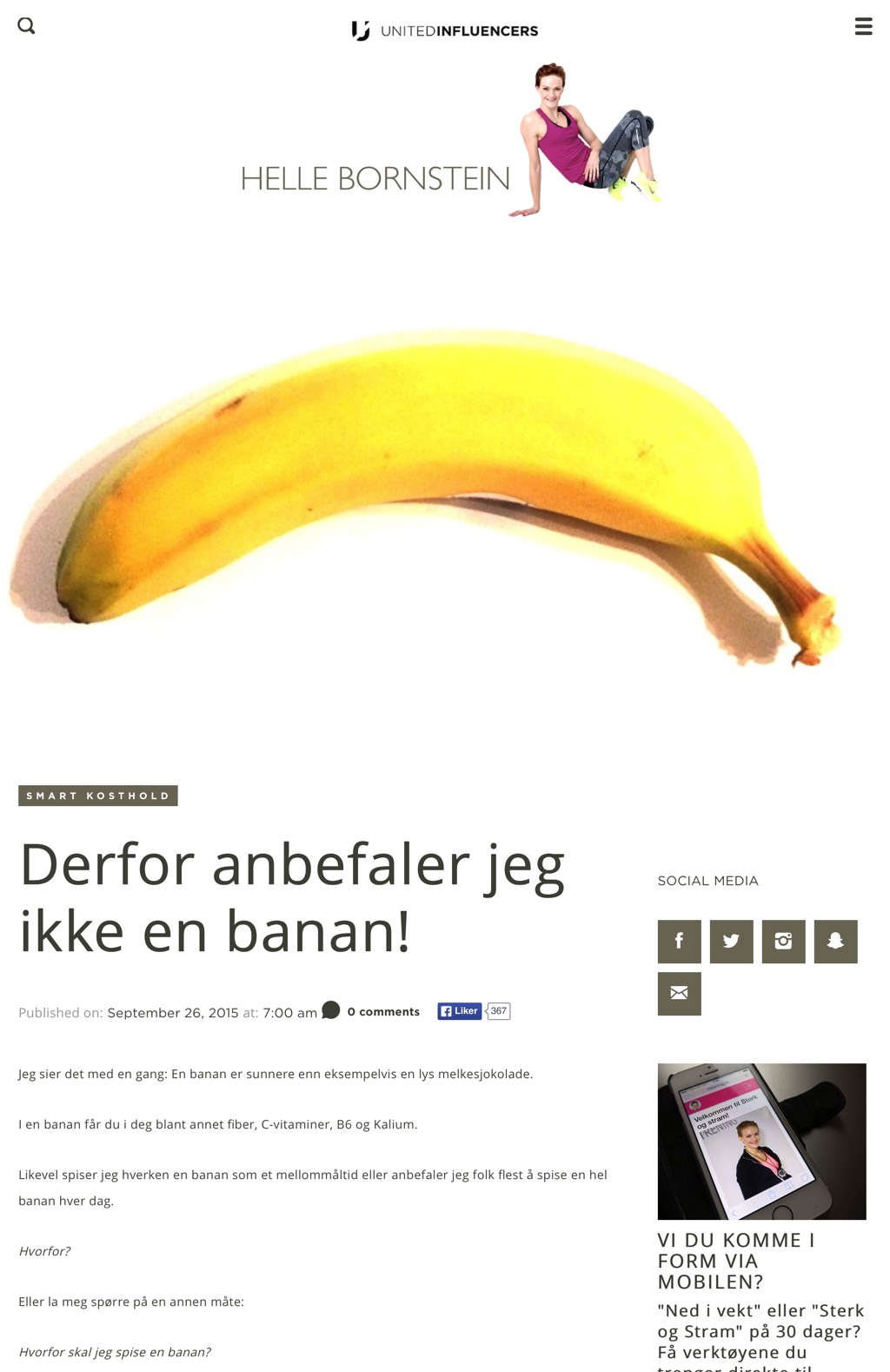 Helle bornstein banan