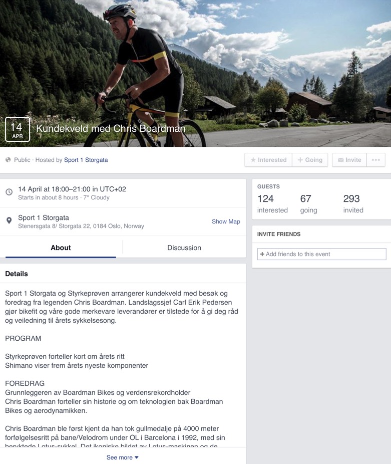 Kundekveld med Chris Boardman