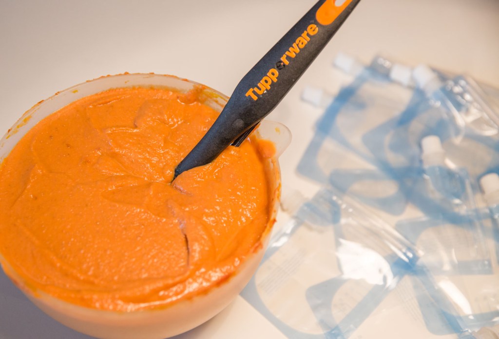 Triallan - hjemmelagd barnemat - søtpotet - gulrot - brokkoli - Cherub matposer - sunt -godt-3