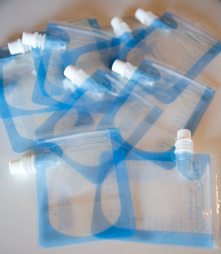 Triallan - hjemmelagd barnemat - søtpotet - gulrot - brokkoli - Cherub matposer - sunt -godt