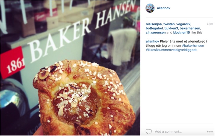 Baker Hansen wienerbrød- Triallan