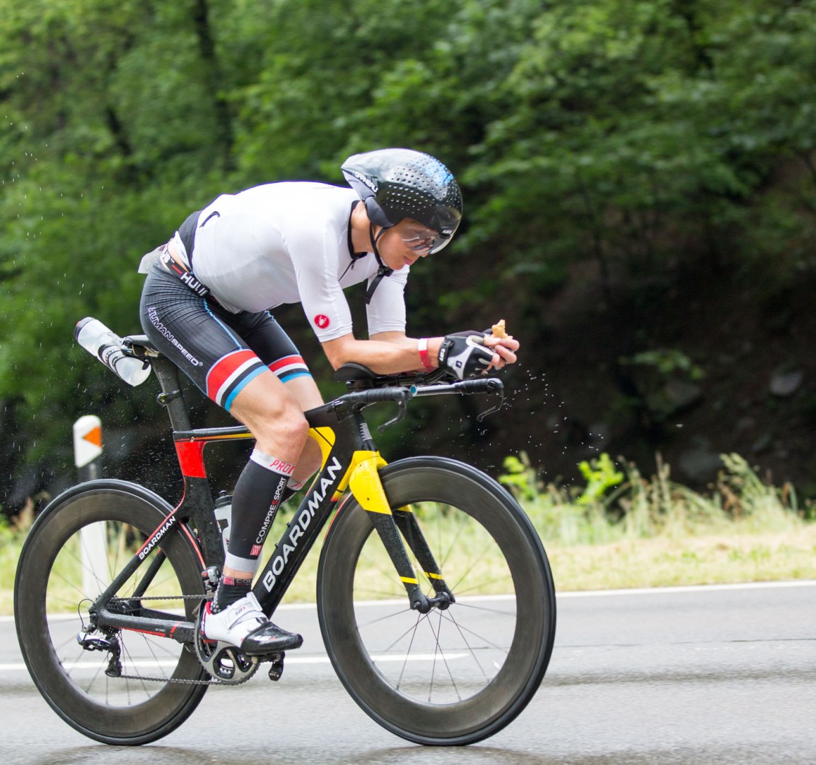 Swissman Xtreme triathlon - Triallan - Allan Hovda - Boardman TTE - Castelli Gabba - Swiss Alps