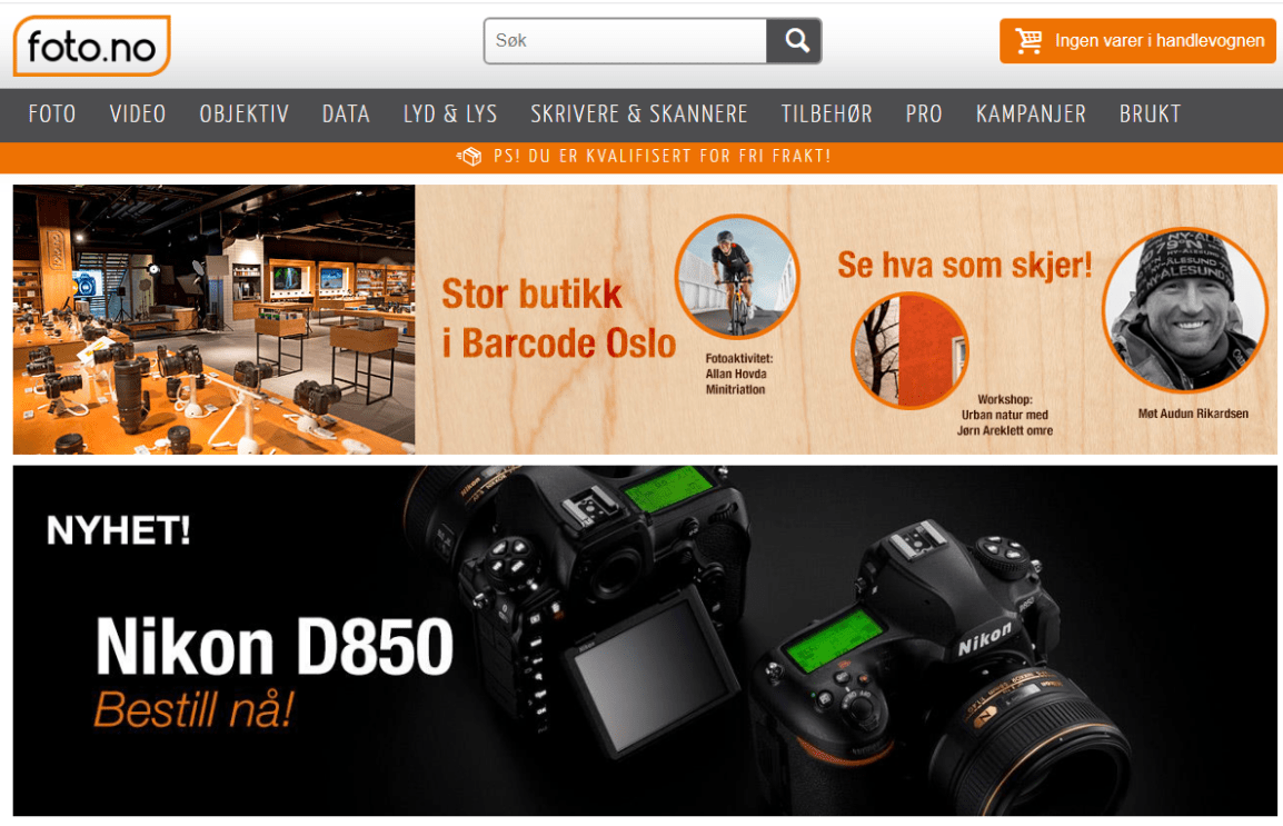 Samarbeid med foto.no