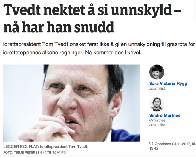 Norges Idrettsforbund – en toppledelse uten&nbsp;bakkekontakt?