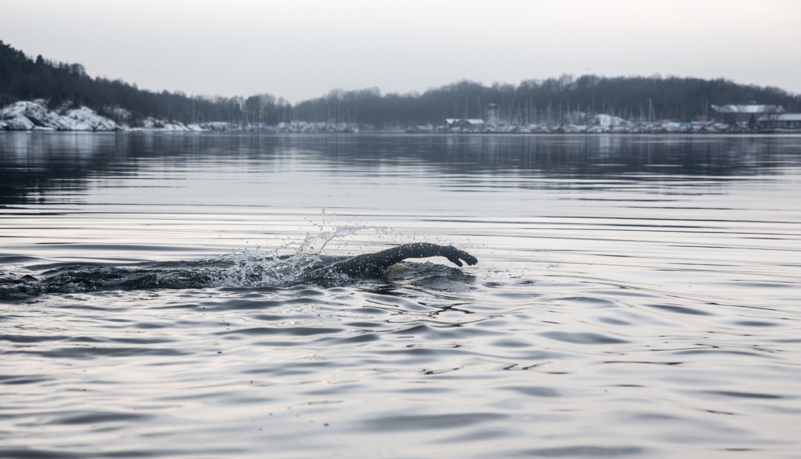 How low can you go? Swimming in the Norwegian&nbsp;winter